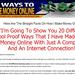 20 Ways To Make Money Online